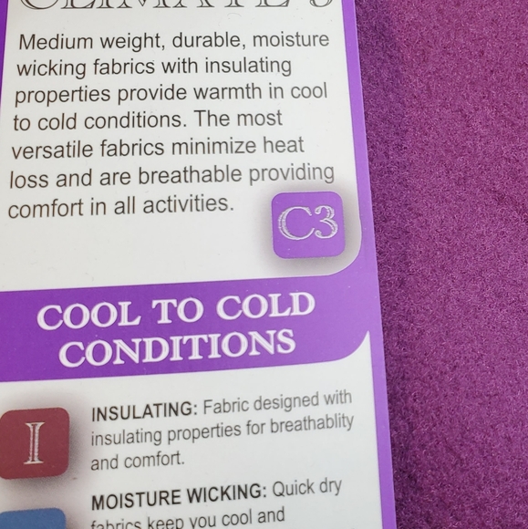 Narragansett Traders Women's Fleece Pullover Purple 1/2 Zip sz Large NWT - Picture 13 of 14